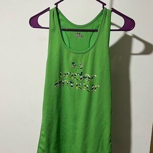 Under Armour Bright Green Athletic Tank
